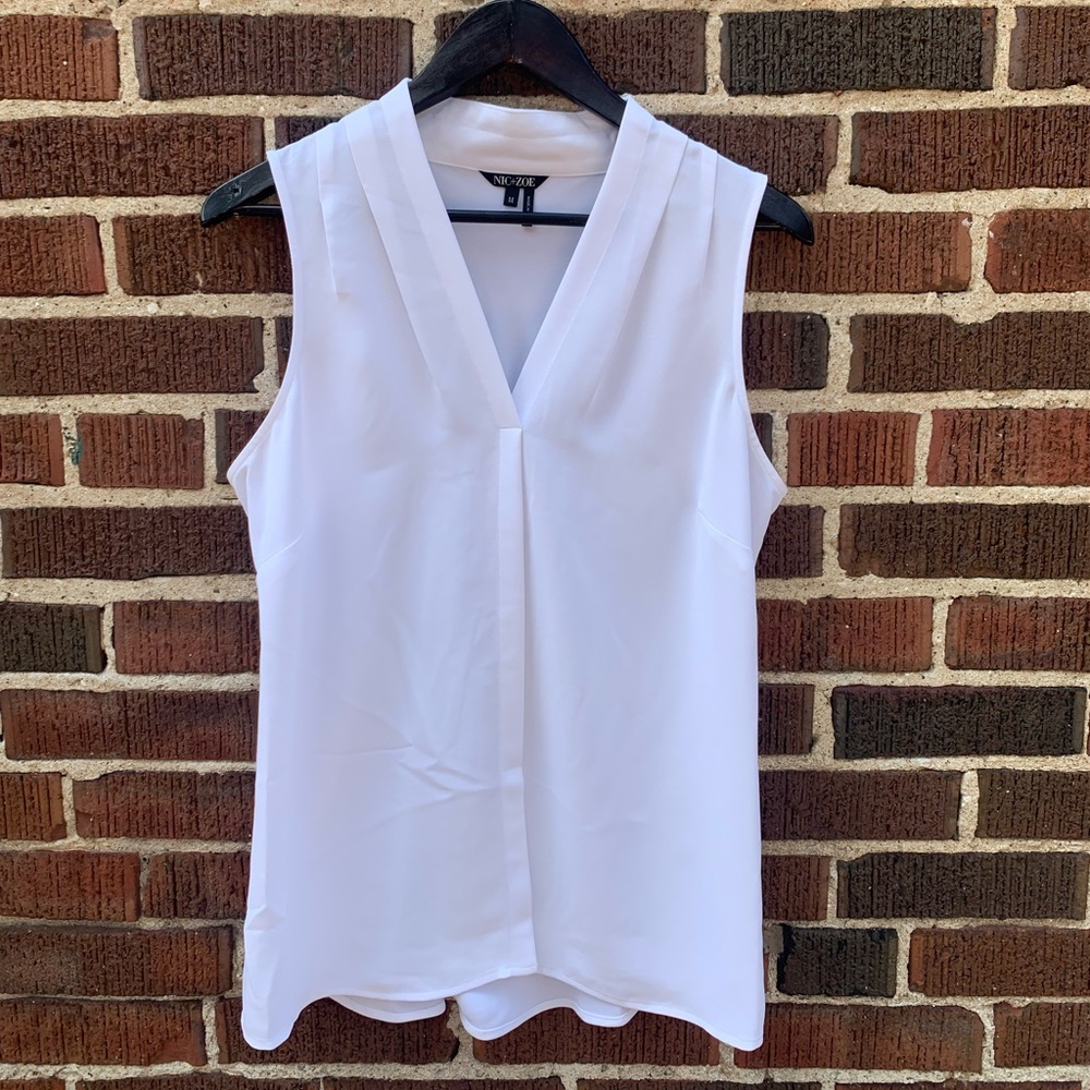 Nic & Zoe white blouse.